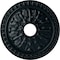 Ekena Millwork Warsaw Ceiling Medallion (Fits Canopies up to 3 1/2"), 18"OD x 3 1/2"ID x 1 3/8"P, Night Shade CM18WANSF - alternate 1